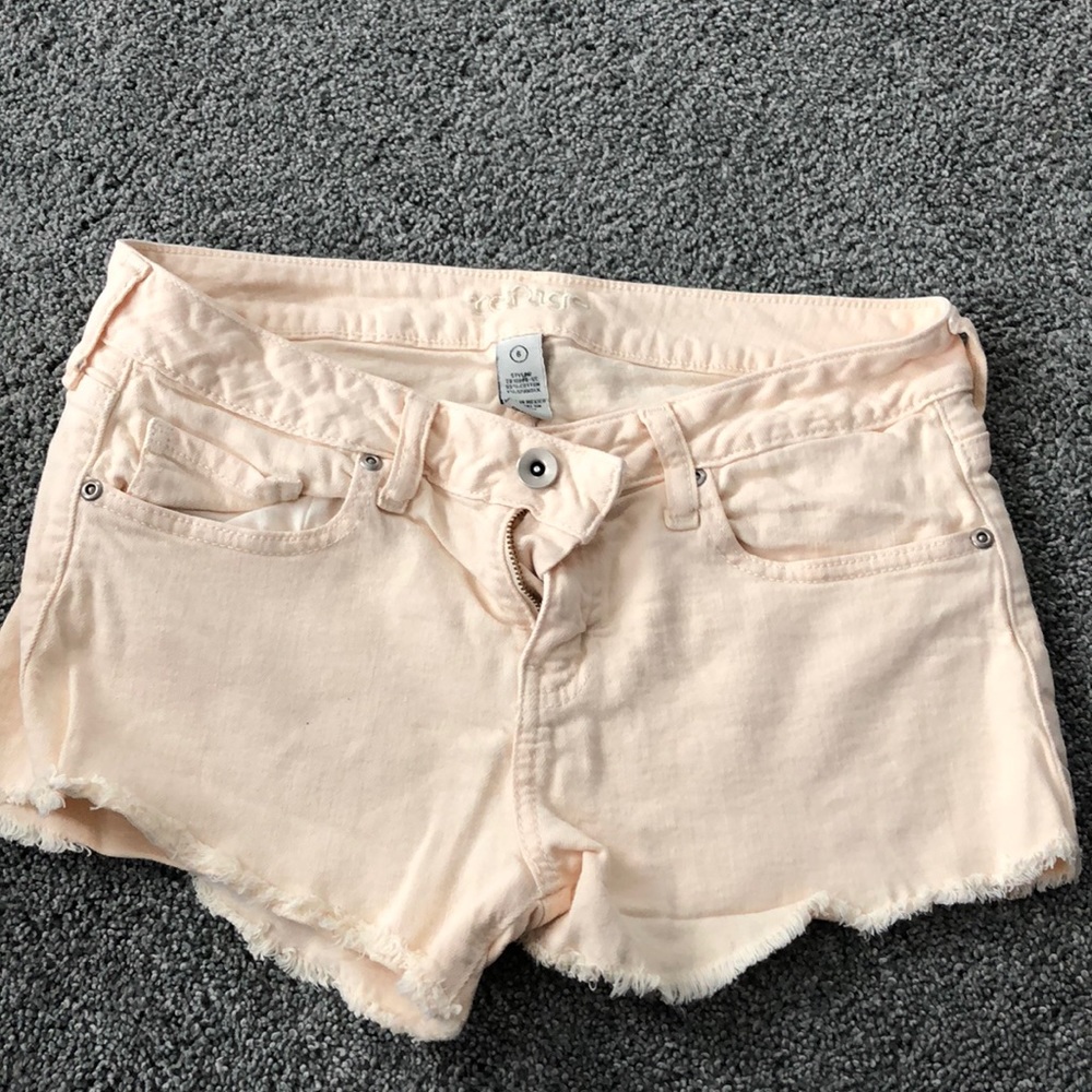 Light orange shorts
